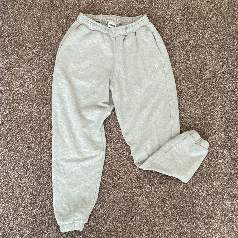 Gymshark Oversized Heather Grey Joggers
